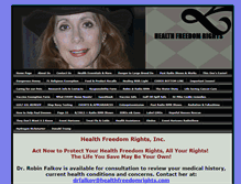 Tablet Screenshot of healthfreedomrights.com